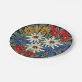 Edelweiss Zwitsers alpenventiel Papieren Bordje (Gekanteld)