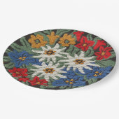 Edelweiss Zwitsers alpenventiel Papieren Bordje (Gekanteld)