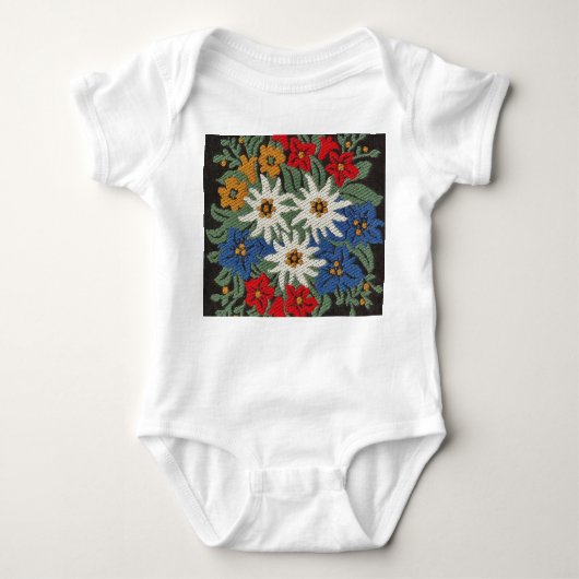 Edelweiss Zwitsers alpenventiel Romper (Voorkant)