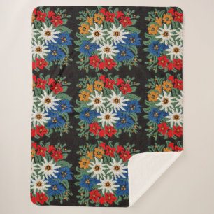 Edelweiss Zwitsers alpenventiel Sherpa Deken