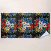 Edelweiss Zwitsers alpenventiel Strandlaken (Voorkant)