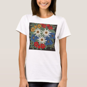 Edelweiss Zwitsers alpenventiel T-shirt