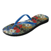 Edelweiss Zwitsers alpenventiel Teenslippers (Schuin)