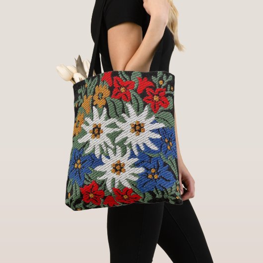 Edelweiss Zwitsers alpenventiel Tote Bag (Dichtbij)