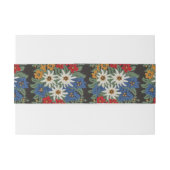 Edelweiss Zwitsers alpenventiel Uitnodigingen Wikkel (Achterkant Voorbeeld)