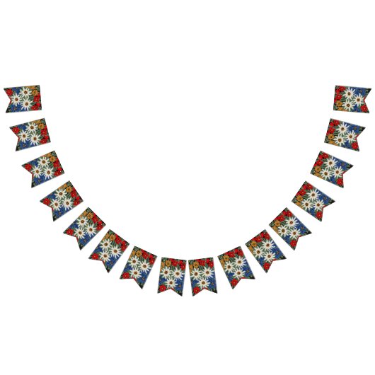 Edelweiss Zwitsers alpenventiel Vlaggetjes (Alle)