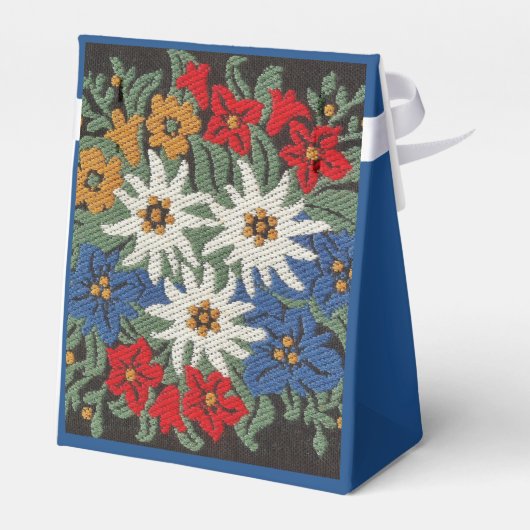 Edelweiss Zwitsers alpenventilator Bedankdoosjes (Achterkant)