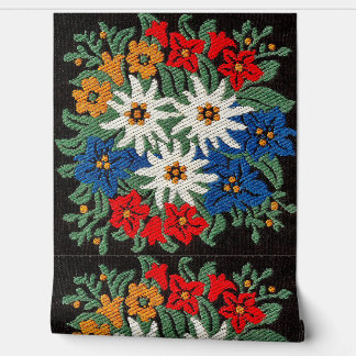 Edelweiss Zwitsers alpenventilator Behang