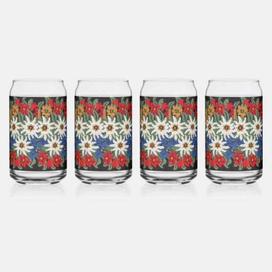 Edelweiss Zwitsers alpenventilator Blikvorm Glas (Rechts)