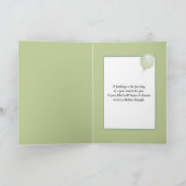 Edelweiss Zwitserse Alpen Raam Verjaardag Kaart (Binnen)