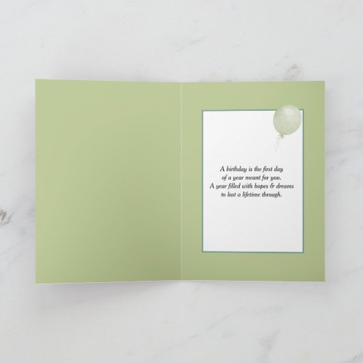 Edelweiss Zwitserse Alpen Raam Verjaardag Kaart (Binnen)