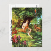 Eden Adam in de tuin Briefkaart (Voorkant / Achterkant)