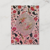EDEN, antieke rood roze Visitekaartje (Achterkant)