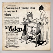  Eden Electric Clothes Washer Print (Voorkant)