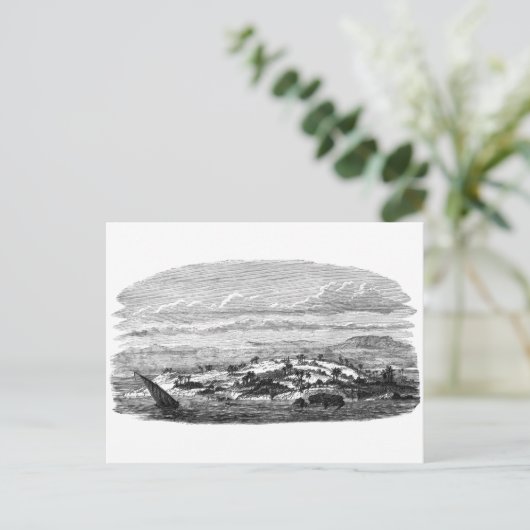 Eden in de Perzische Golf Briefkaart (Staand voorkant)