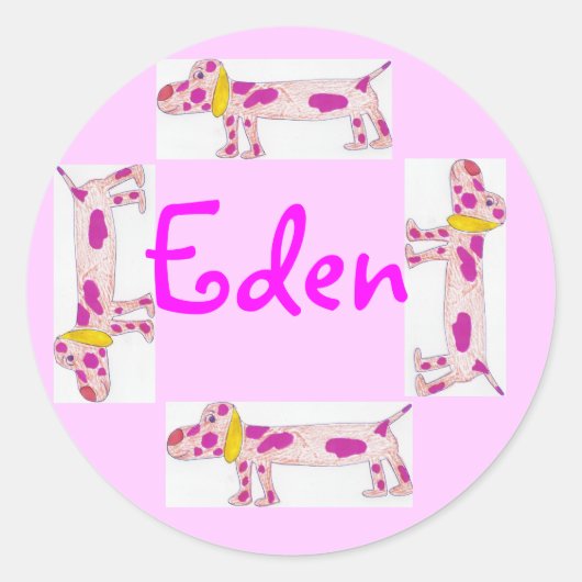 Eden naam sticker (Voorkant)