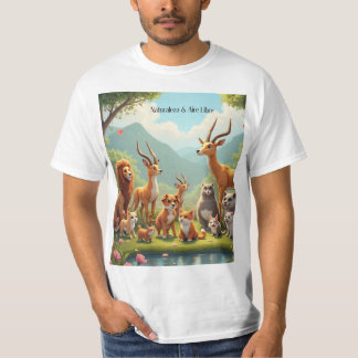 Éden Natural: Colección de Escapes Silvestres en 4 T-shirt