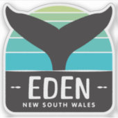 Eden, Nieuw-Zuid-Wales Australië Sticker (Voorkant)