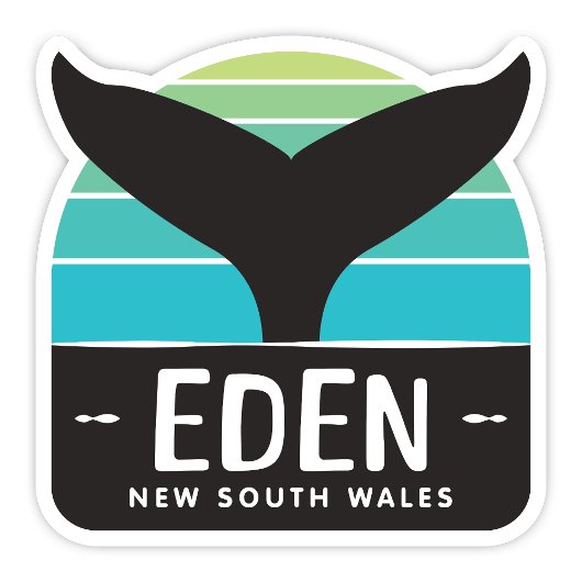 Eden, Nieuw-Zuid-Wales Australië Sticker