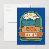 Eden NSW Australia Briefkaart (Voorkant / Achterkant)
