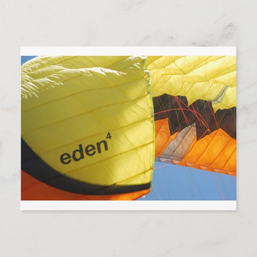 Eden Parachute Briefkaart (Voorkant)