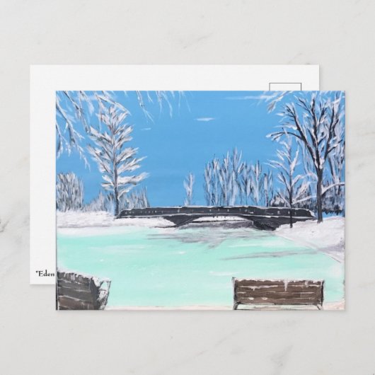 Eden Park glanzend briefkaart (Voorkant / Achterkant)