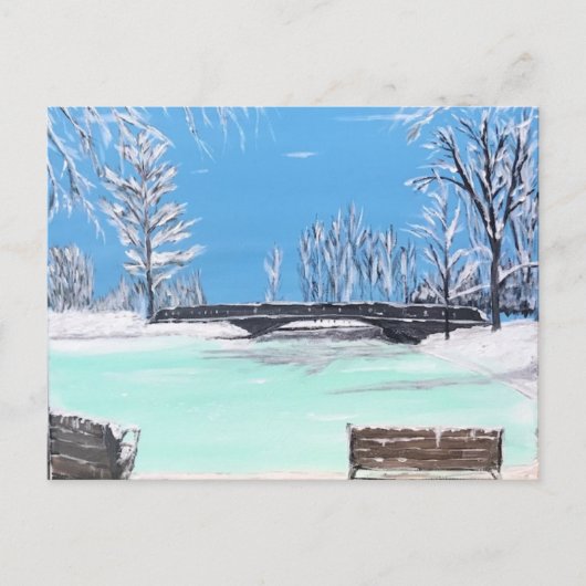 Eden Park glanzend briefkaart (Voorkant)