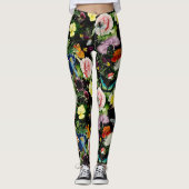 EDEN Patronen Black Leggings (Voorkant)