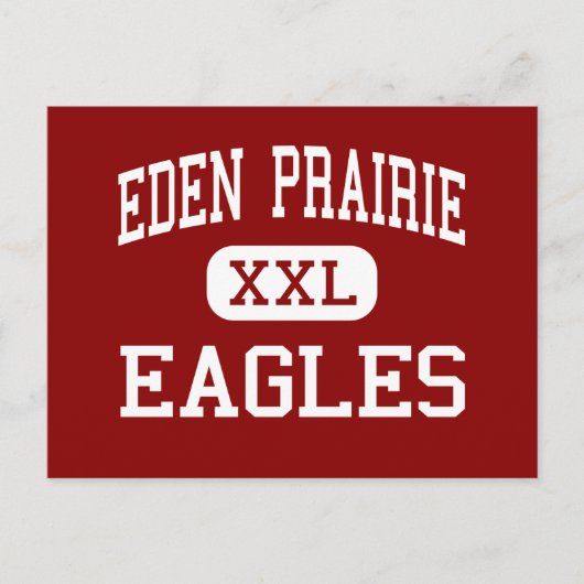 Eden Prairie - Eagles - High - Eden Prairie Briefkaart (Voorkant)