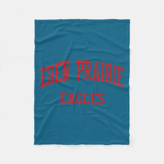 Eden Prairie High School Hs Fleece Deken (Voorkant)