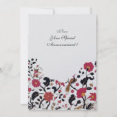 EDEN, Rood, Zwart en Witte IJsmetaal Kaart (Achterkant)