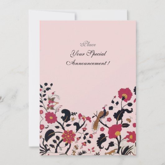 EDEN, zwart-wit, rood roze Kaart (Achterkant)