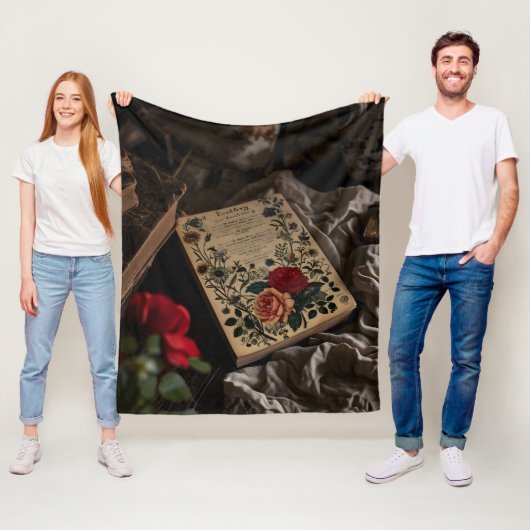 Eden's Blossom Fleece Deken (In situ)