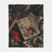 Eden's Blossom Fleece Deken (Voorkant)