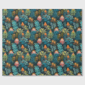 Eden's Secret Garden patroon Cadeaupapier (Vlak)