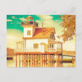 Edenton NC Lighthouse Briefkaart (Voorkant)