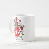 Eder Family Crest Koffiemok (Voorkant links)