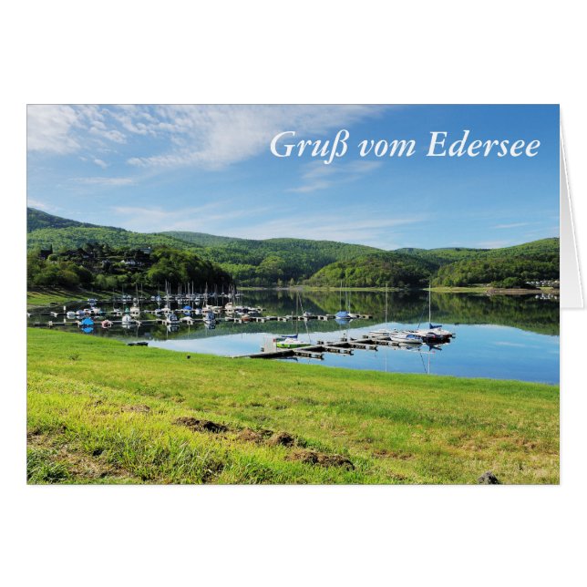 Edersee Bucht bei Scheid (Voorkant Horizontaal)