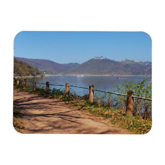 Edersee mit Schloss Waldeck Magneet (Horizontaal)