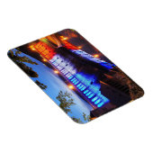 Edersee Staumauer zur blauen Stunde Magneet (Rechterzijde)