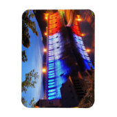 Edersee Staumauer zur blauen Stunde Magneet (Verticaal)