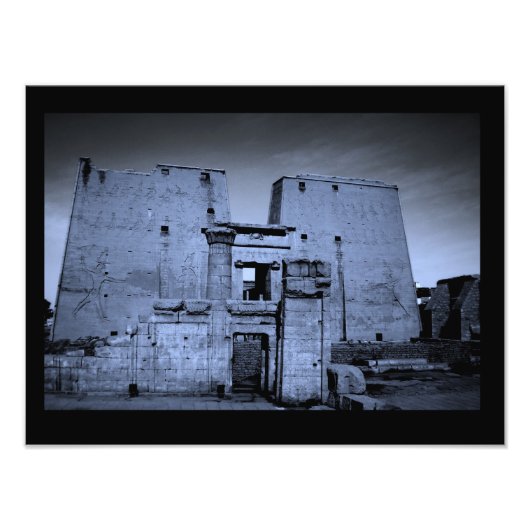 Edfu Temple Foto Afdruk (Voorkant)