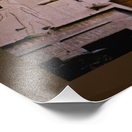 Edfu Temple Foto Afdruk (Hoek)