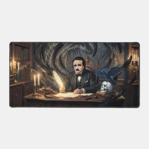 Edgar A. Poe componeert The Raven met gotische dro Bureaumat