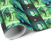 Edgar a Poe portret de donkere gothische ravijn Cadeaupapier (Rol Hoek)