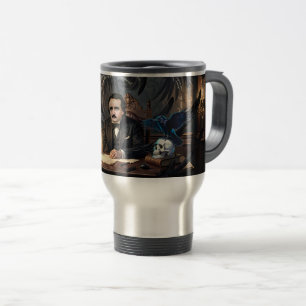 Edgar A. Poe 'The Raven' Componeren in Gotische Dr Reisbeker