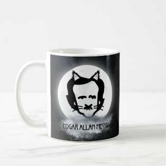 Edgar Allan Meow in het donker Koffiemok