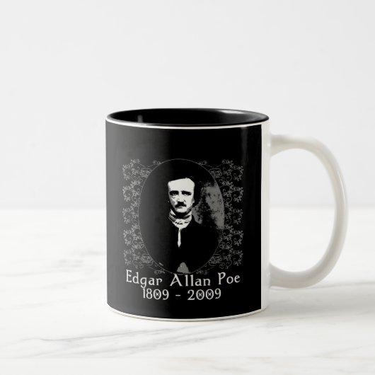 Edgar Allan Poe 1809-2009 Jubileum T Tweekleurige Koffiemok (Rechts)