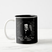 Edgar Allan Poe 1809-2009 Jubileum T Tweekleurige Koffiemok (Links)