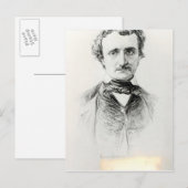 Edgar Allan Poe 1907 Briefkaart (Voorkant / Achterkant)